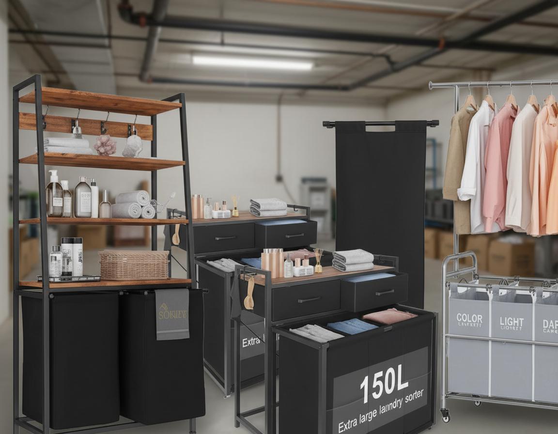 Best Combination Storage and Laundry Unit - Space-Saving Design, Easy Mobility, and Efficient Organization