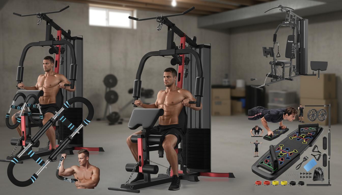 Best Compact Home Gym Equipment for Basements - Versatile, Space-Saving, and Full-Body Strength Training