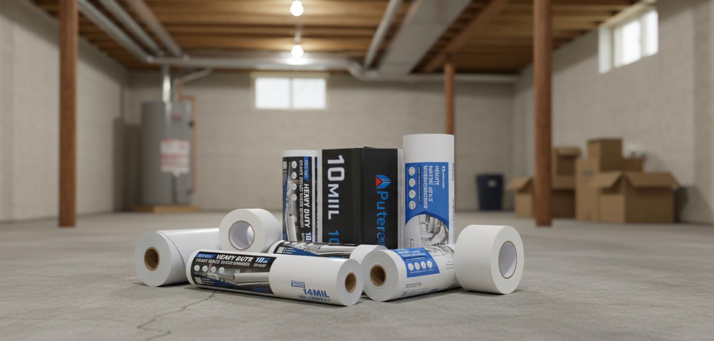 Best DIY Vapor Barrier Kits - Heavy-Duty Protection, Easy Installation, Crawl Space Durability