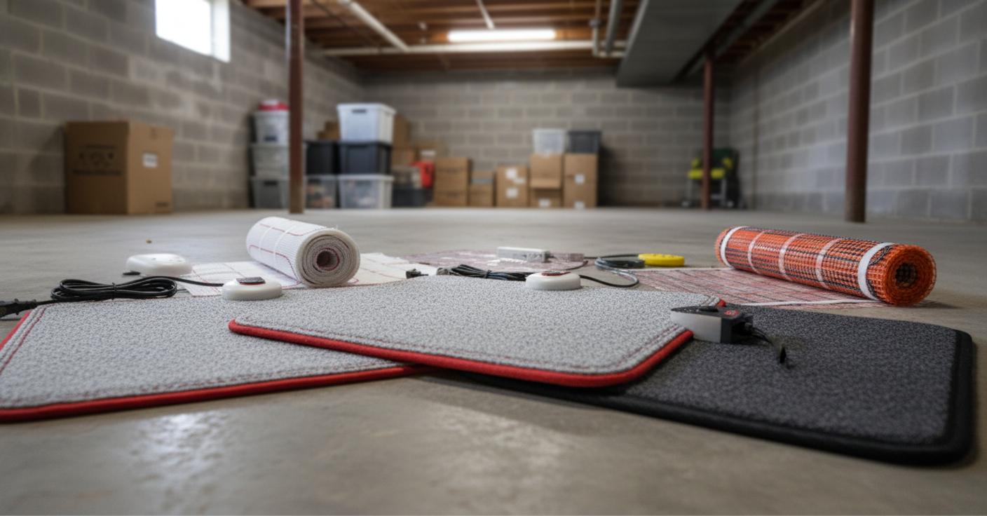 Best Heated Basement Floor Mats - Cozy Comfort, Energy Efficiency, and Easy Installation