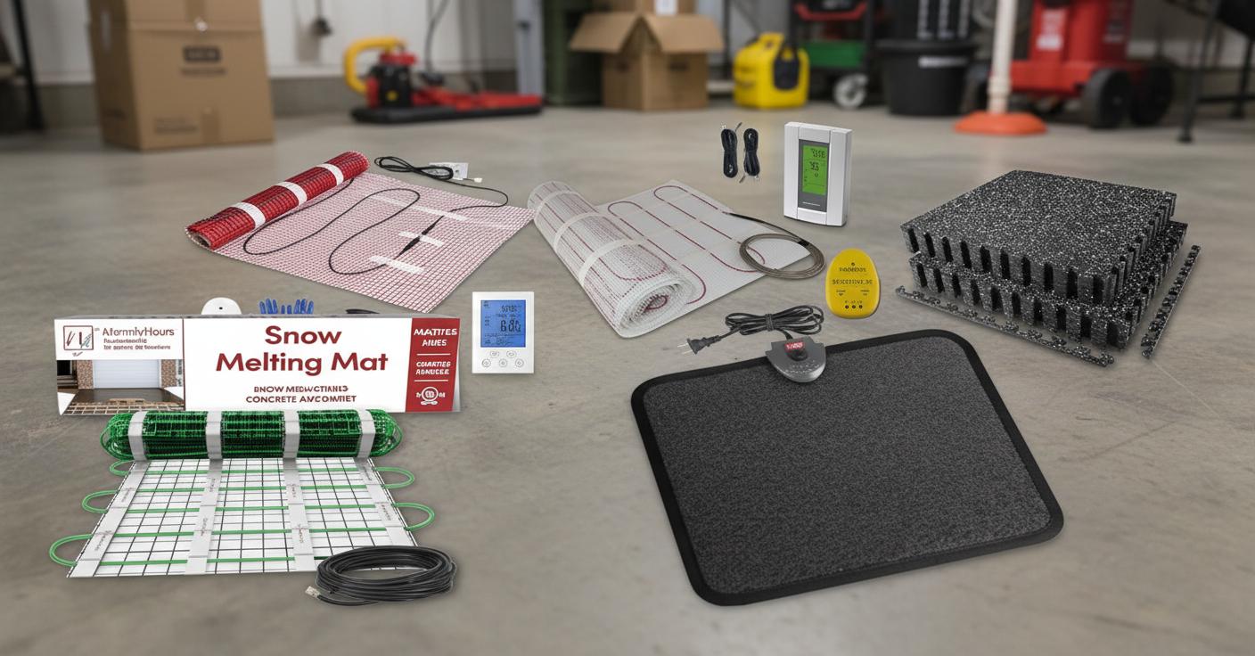 Best Heated Basement Flooring Mats - Efficient Warmth, Even Heat Distribution, Ideal for Small Bathrooms