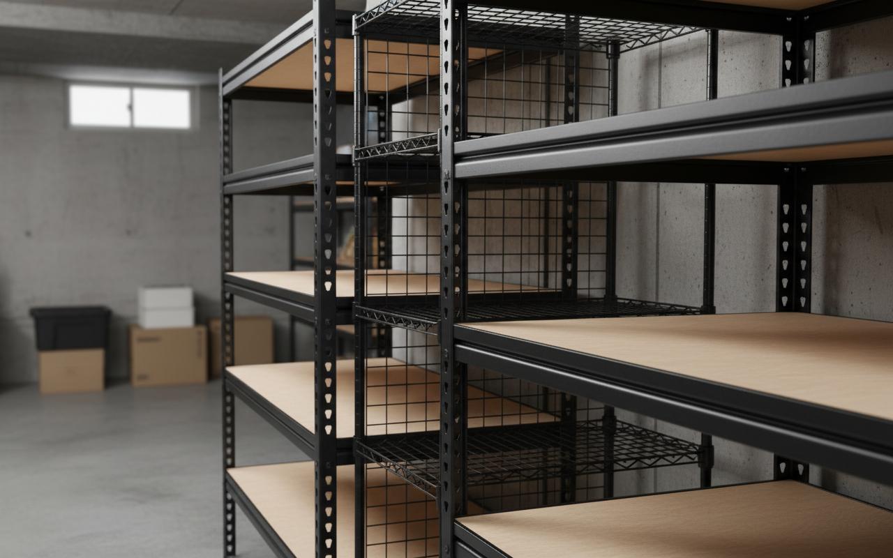 Best Heavy-Duty Basement Shelving - Durable Construction, Adjustable Shelves, Maximum Storage Capacity