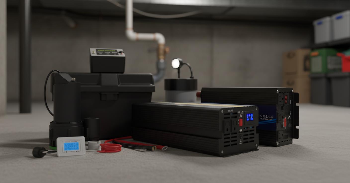 Best High-Capacity Battery Backup for Sump Pump - Reliable Power, Real-Time WiFi Alerts, Remote Monitoring