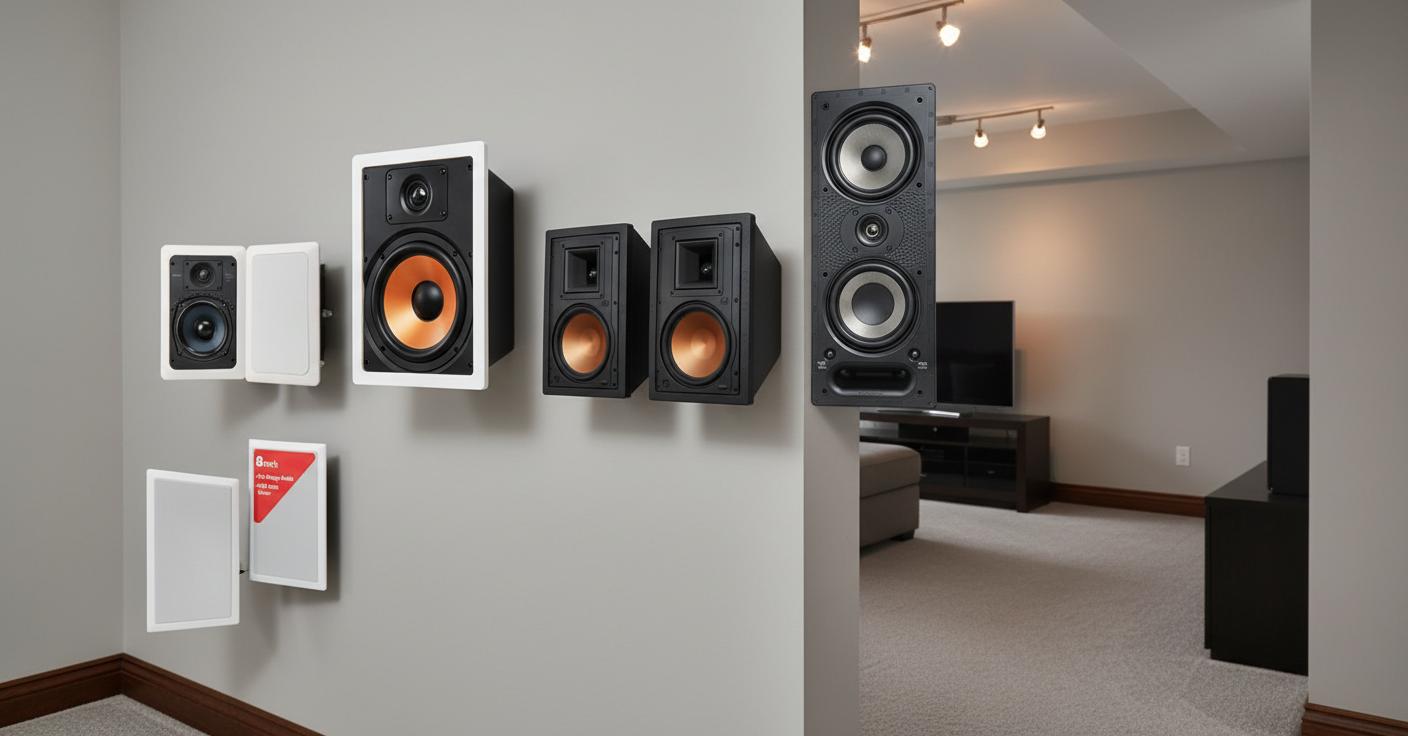 Best In-Wall Basement Speakers - Moisture Resistant, Durable Build, Superior Sound Quality