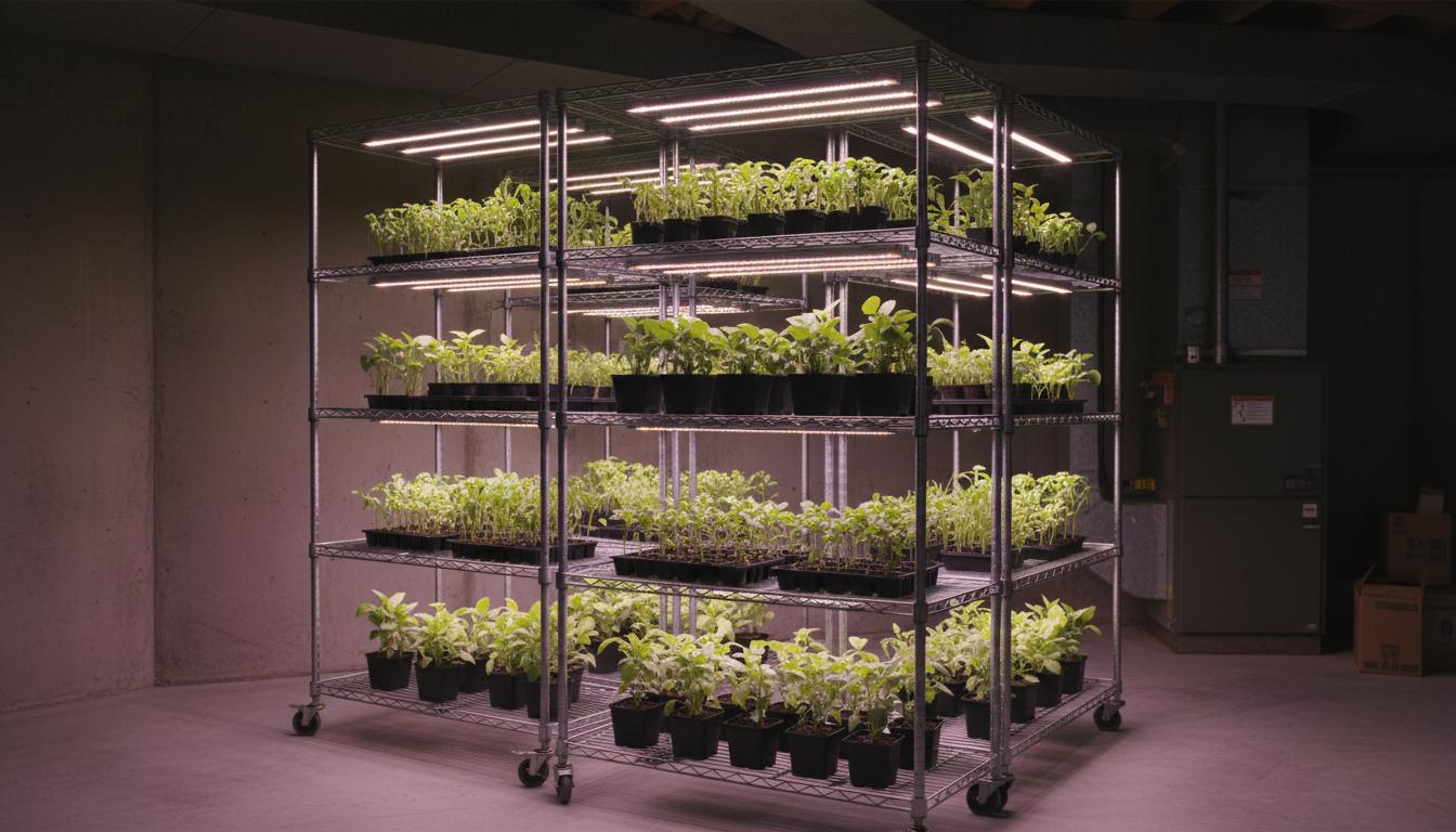 Best Indoor Grow Light Garden Shelf - Efficient Seed Starting, Adjustable Grow Light Modes, Space-Saving Design