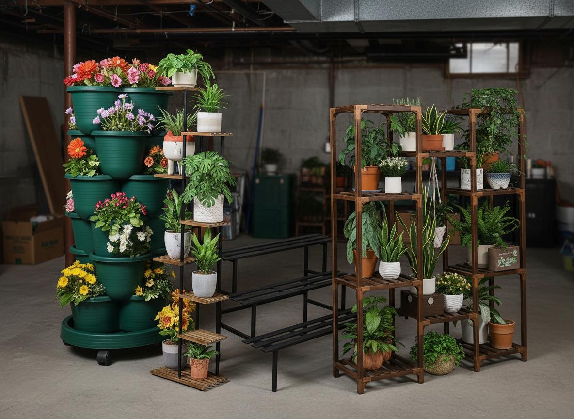 Best Indoor Vertical Garden Rack - Space-Saving, Self-Watering, and Mobile Planters