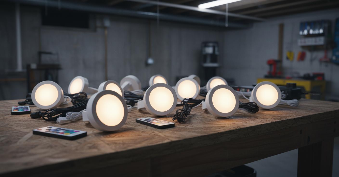 Best LED Puck Lighting Kits - Easy Installation, Vibrant Color Options, Remote Control Convenience