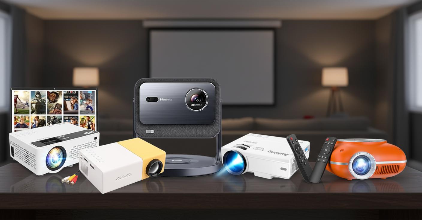 Best Mini Home Theater Projector - Portable, Full HD Display, Bluetooth Connectivity