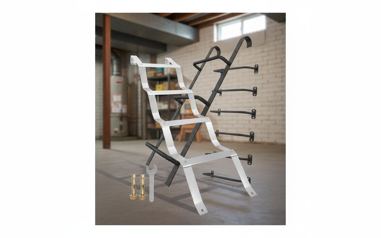 Best Modular Egress Ladder - Safe Basement Emergency Escape, 400LBS Load Capacity, Durable Aluminum Build