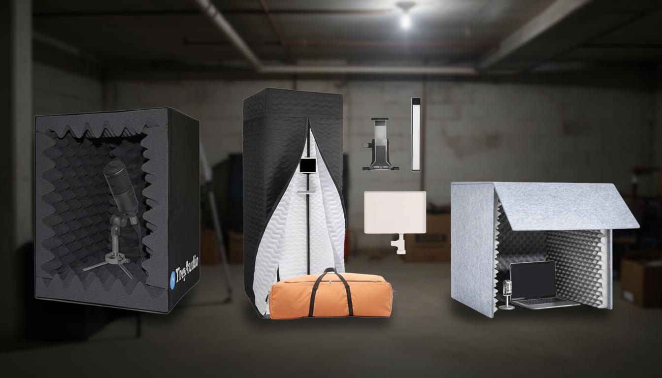 Best Modular Soundproof Music Booth - Portable Design, Professional-Quality Recording, Superior Echo Absorption