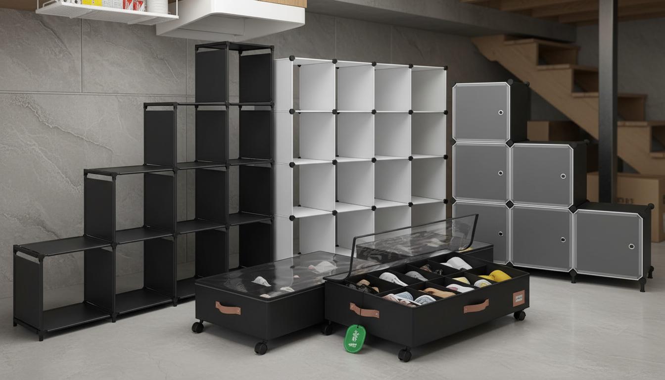 Best Modular Under-Stair Storage - Space-Saving Design, Versatile Organization, Durable Construction