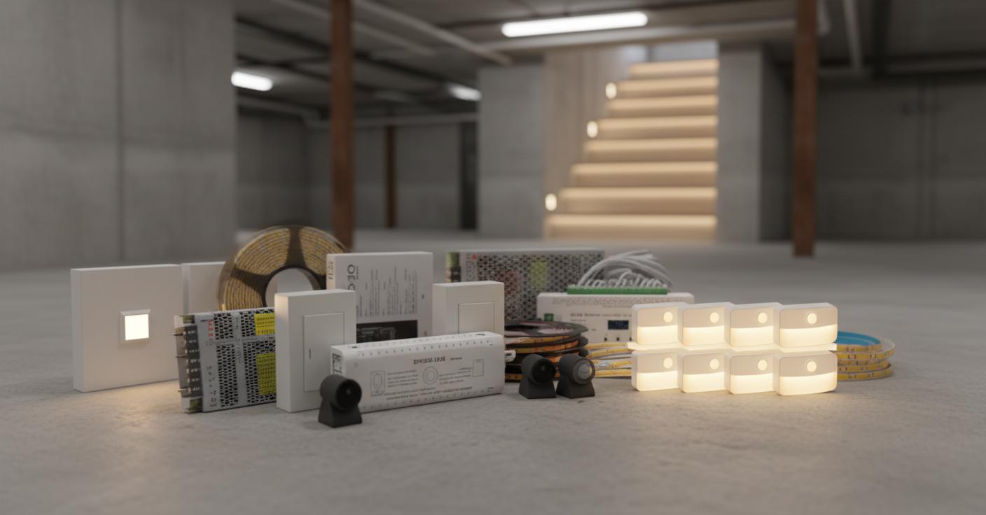 Best Motion-Activated Stair Lights - Enhancing Safety, Warm White LED Lighting, Energy Efficient