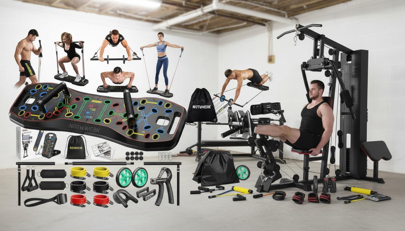 Best Portable Home Gym Station - Full-Body Strength Training, Space-Saving Design, Versatile Workouts