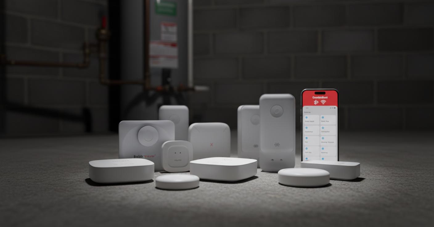 Best Smart Leak Sensor Kit - Long-Range Detection, Versatile Alerts, Smart Home Integration