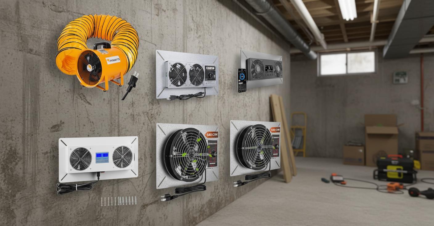 Best Specialty Basement Ventilation Fan - Efficient Airflow, Compact Design, and Quiet Operation
