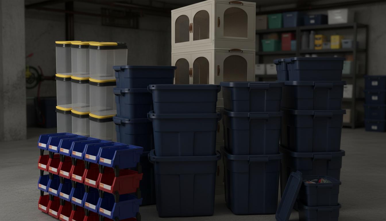 Best Stackable Storage Bins for Bulk Items - Durable, Space-Saving, and Easy to Access