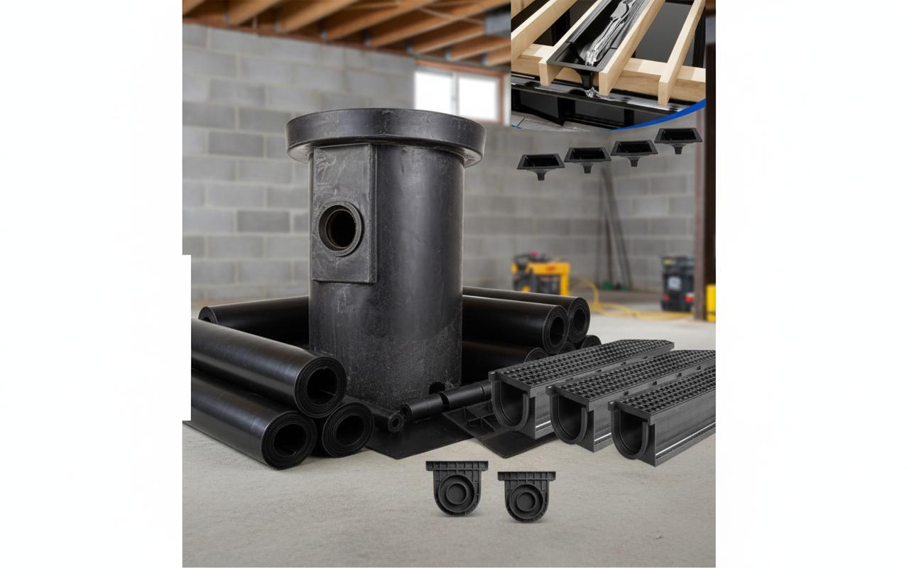 Best Subfloor Drainage System - Reliable Sump Protection, Efficient Sewage Management, and Durable Installation