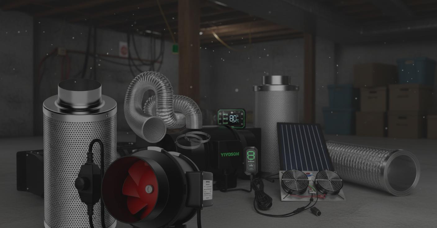 Best Subfloor Ventilation System - Precise Climate Control, Advanced Air Filtration, Optimal Indoor Gardening