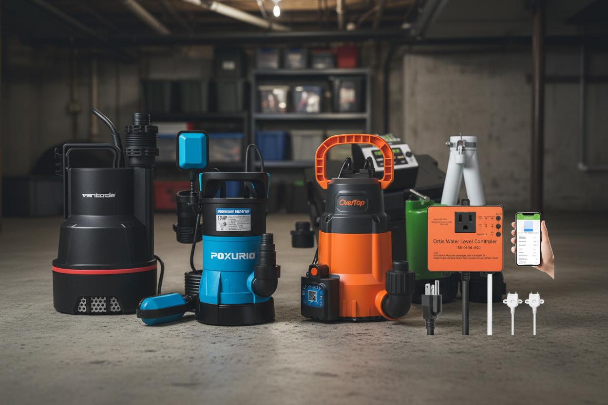 Best Submersible Sump Pump with Wi-Fi Alerts - Efficient Water Removal, Real-Time Monitoring, and Reliable Performance