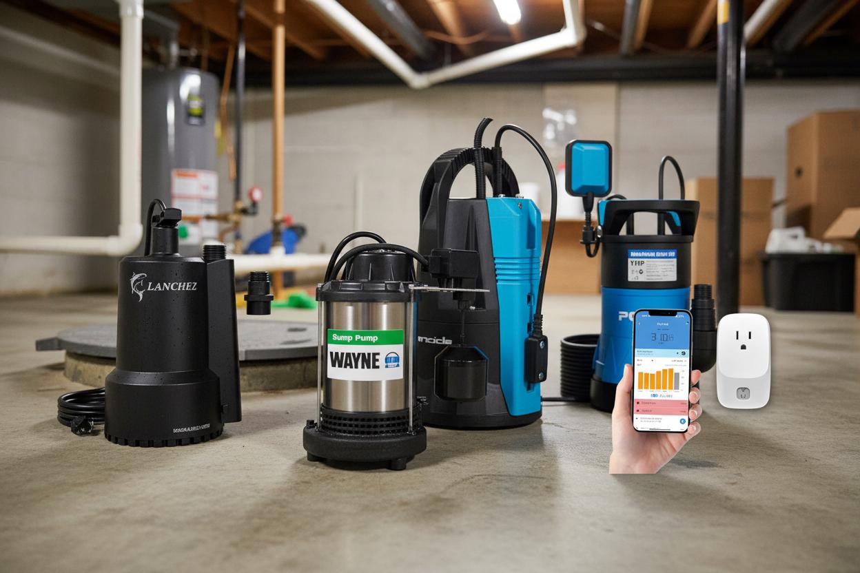 Best Sump Pump with Wi-Fi Monitoring - Efficient Water Removal, Real-Time Alerts, and Easy Remote Control