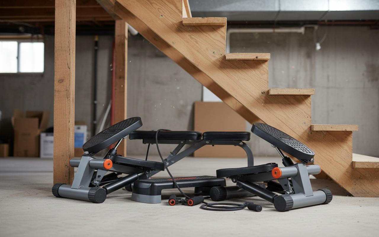 Best Under-Stair Compact Gym Equipment - Space-Saving, Wrist and Forearm Strengthening, Home-Friendly