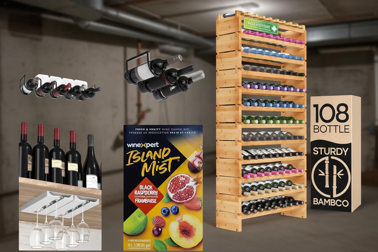 Best Under-Stair Wine Cellar Kits - Space-Saving, Stylish, and Efficient Storage for Five Bottles