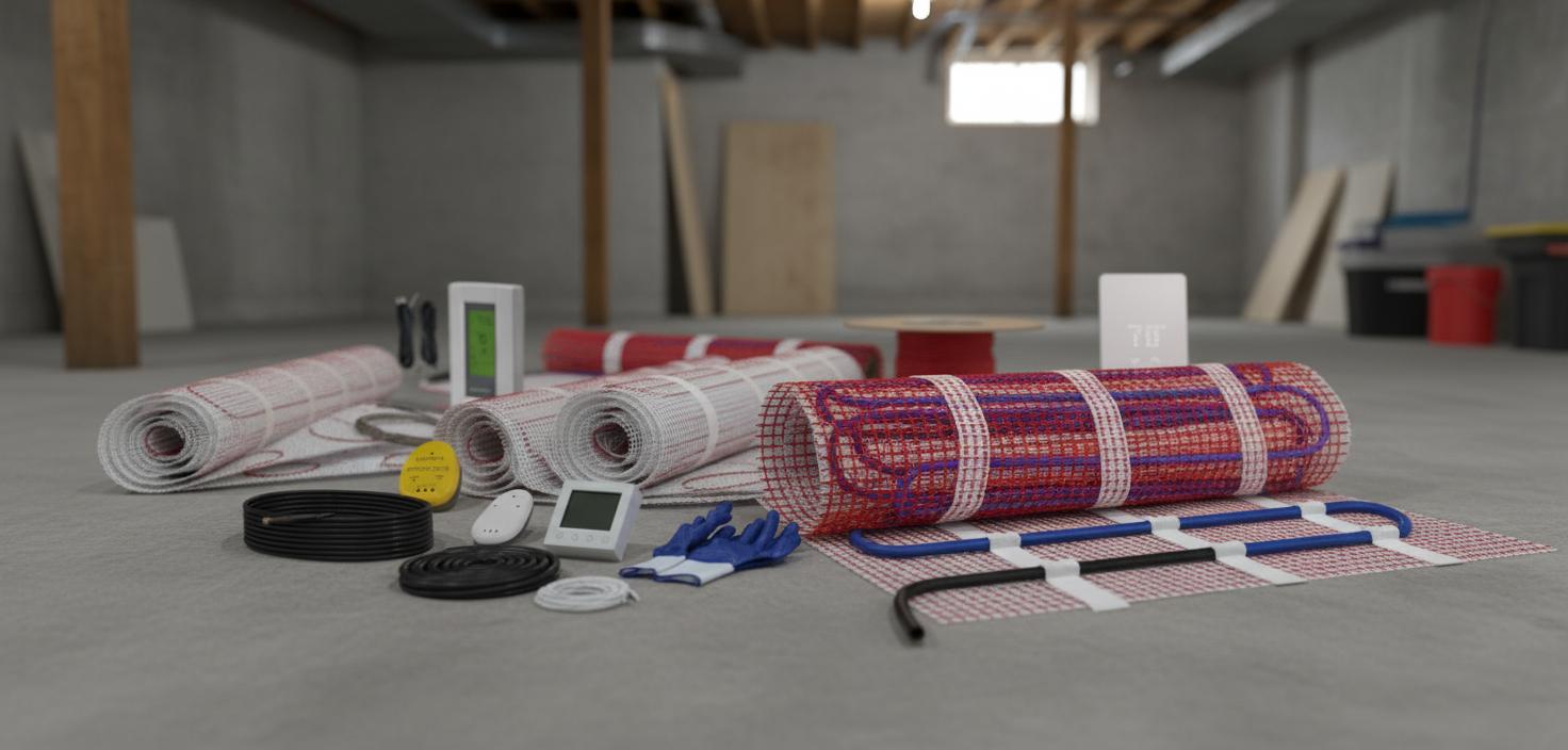 Best Underfloor Heating Mats - Efficient, Customizable Warmth, Perfect for Small Bathrooms