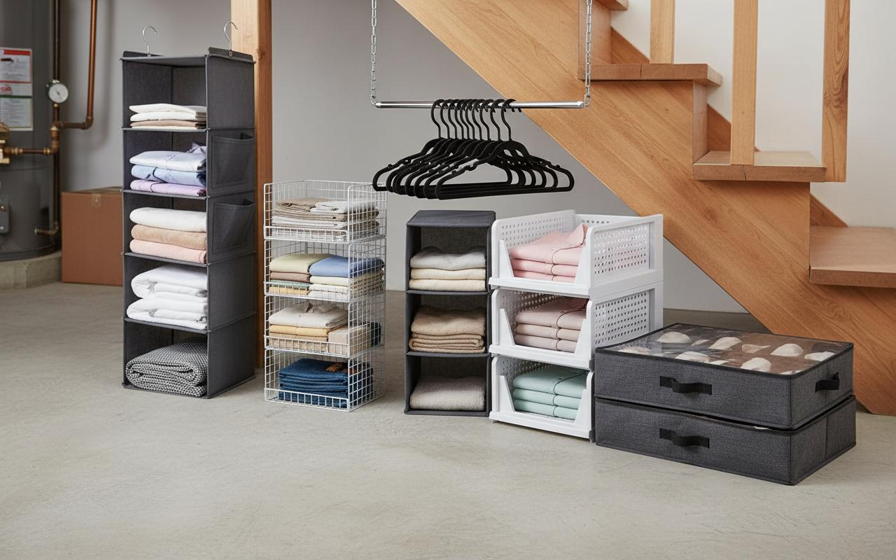 Best Understair Closet Organizers - Maximizing Closet Space, Versatile Hanging Shelves, and Convenient Side Pockets