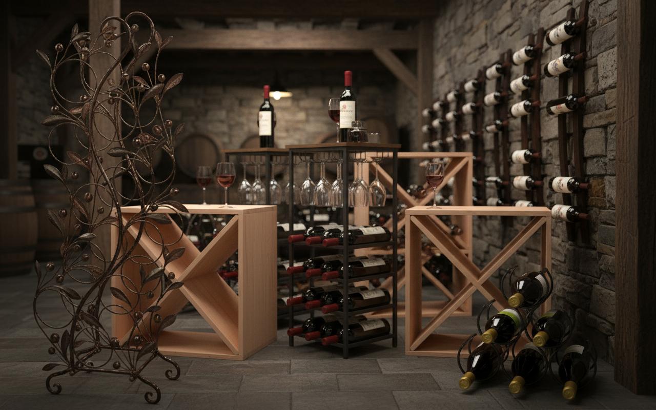 Best Vintage-style Cellar Wine Racks - Stylish Design, Durable Craftsmanship, and Perfect 10-Bottle Capacity