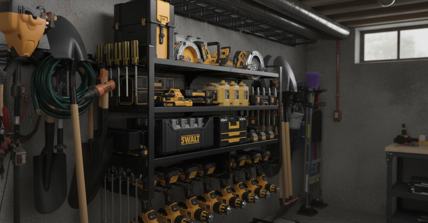 Best Wall-Mounted Tool Organization System - Heavy-Duty Storage, Easy Access, Durable Design