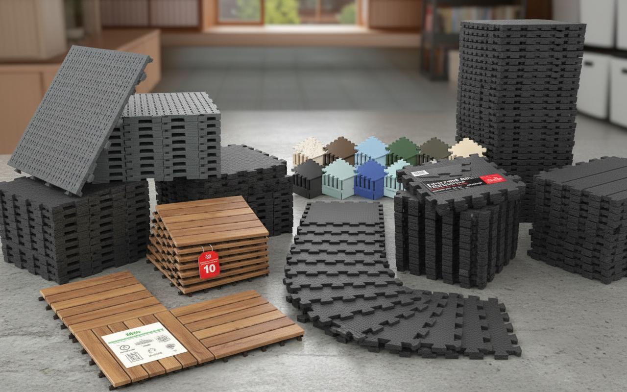 Best Waterproof Basement Flooring Tiles - Durable, Interlocking, Maximizes Attic Storage