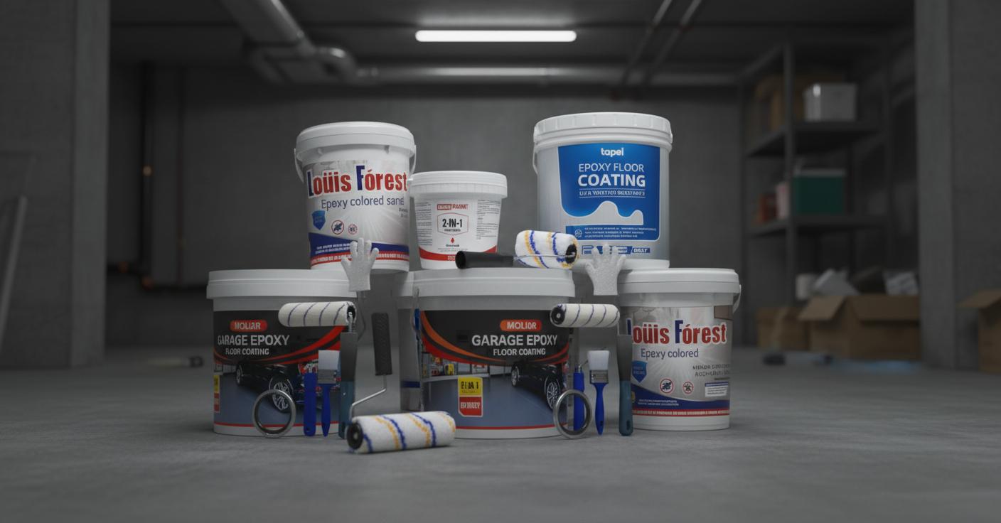 Best Waterproof Epoxy Floor Coating - Durable, Non-Slip, and High Gloss Marble Effect