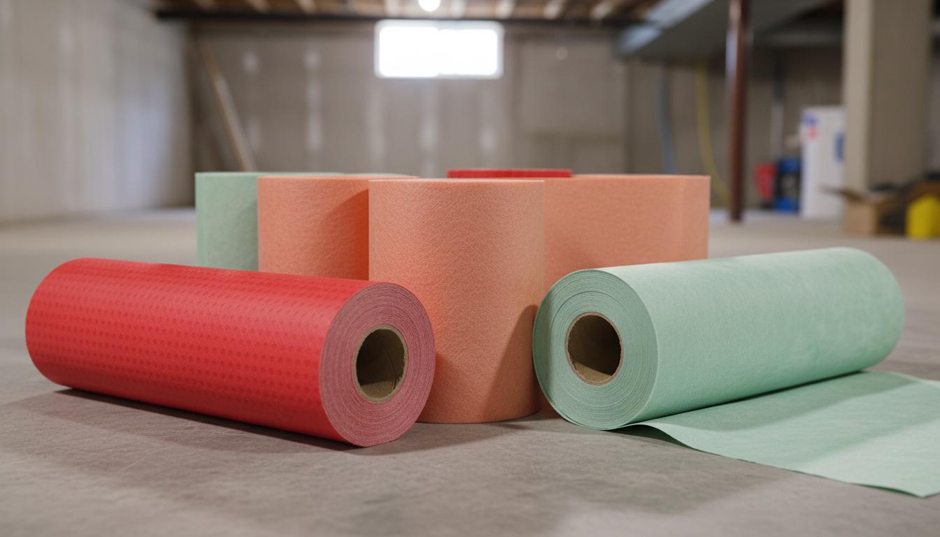 Best Waterproof Underlayment Membrane - Crack Prevention, Durable Protection, Easy Installation
