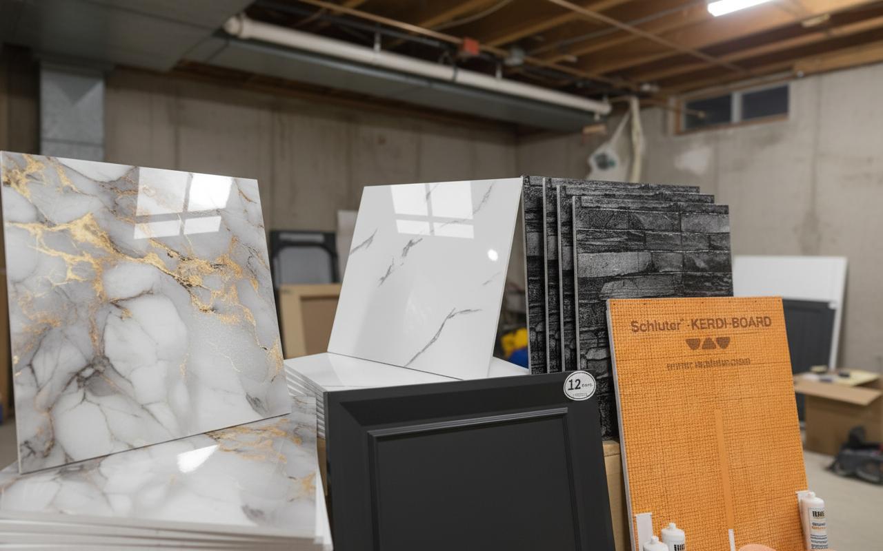 Best Waterproof Wall Panel System - Easy Bathroom Upgrades, Peel-and-Stick Application, Durable Marble Finish