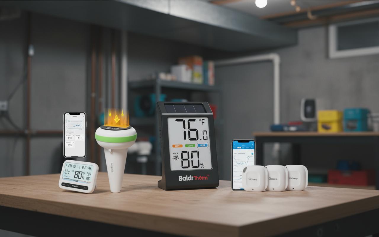 Best Wireless Humidity and Temperature Monitor - Accurate Readings, Smart App Alerts, Easy Indoor Climate Tracking