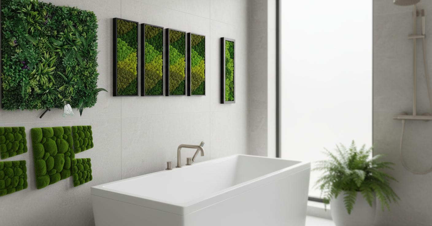 Best Air-Purifying Moss Wall Panel - Durable, UV-Protected, Ideal for Indoor and Outdoor Privacy Screens