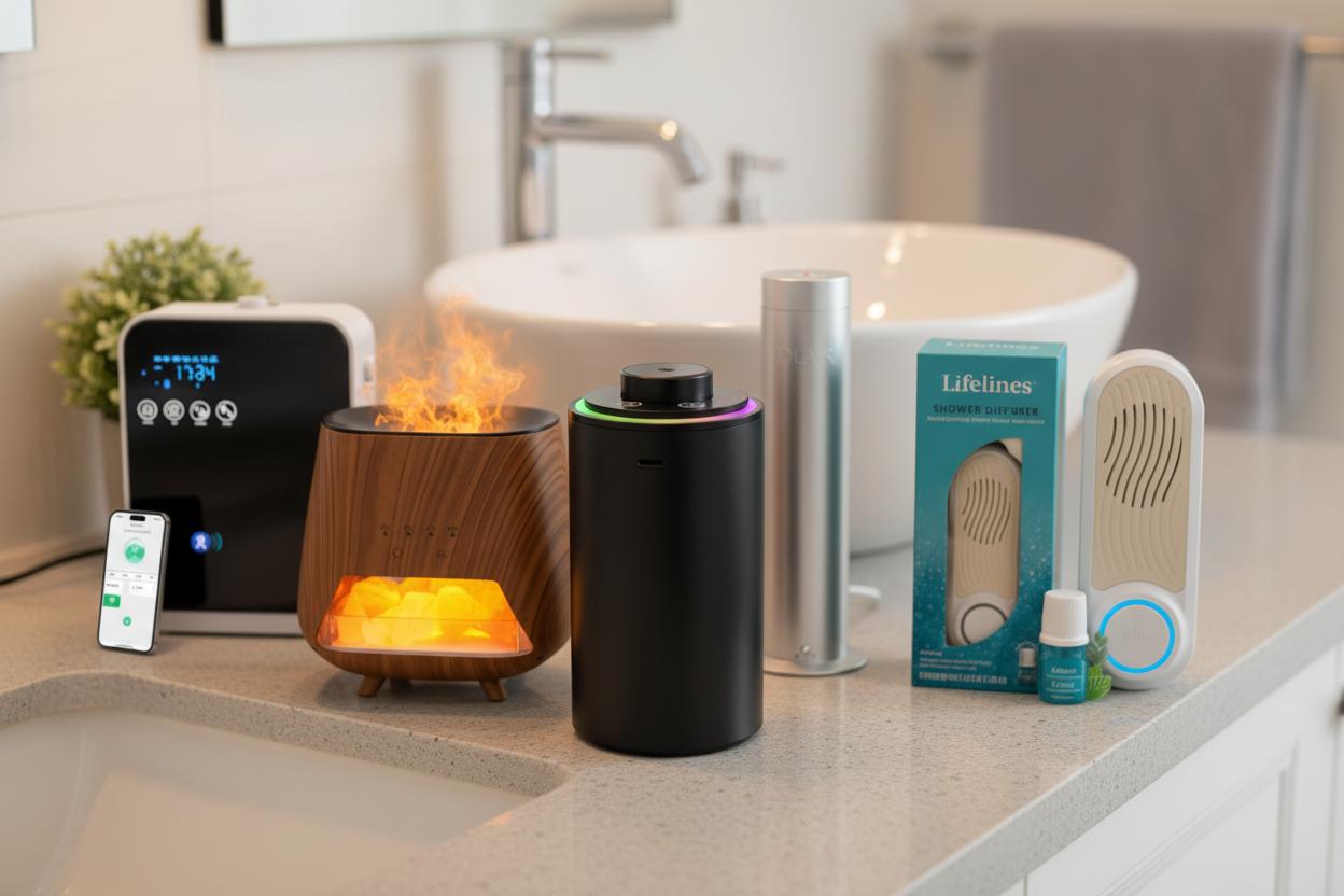 Best Aromatherapy Shower Diffuser - Fragrant, Calming Atmosphere, Large Room Coverage