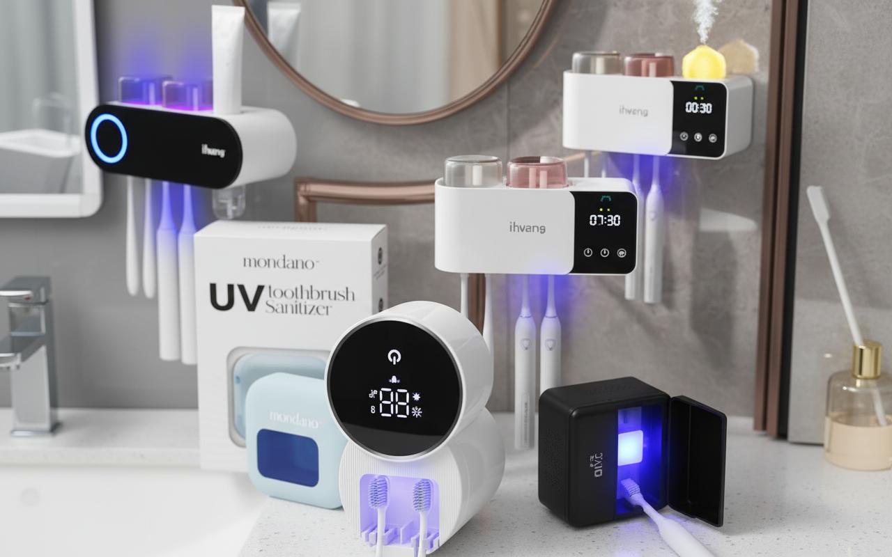 Best Bathroom UV Toothbrush Sanitizer - Hygienic UV Sanitation, Efficient Toothbrush Drying, and Organized Storage Solution