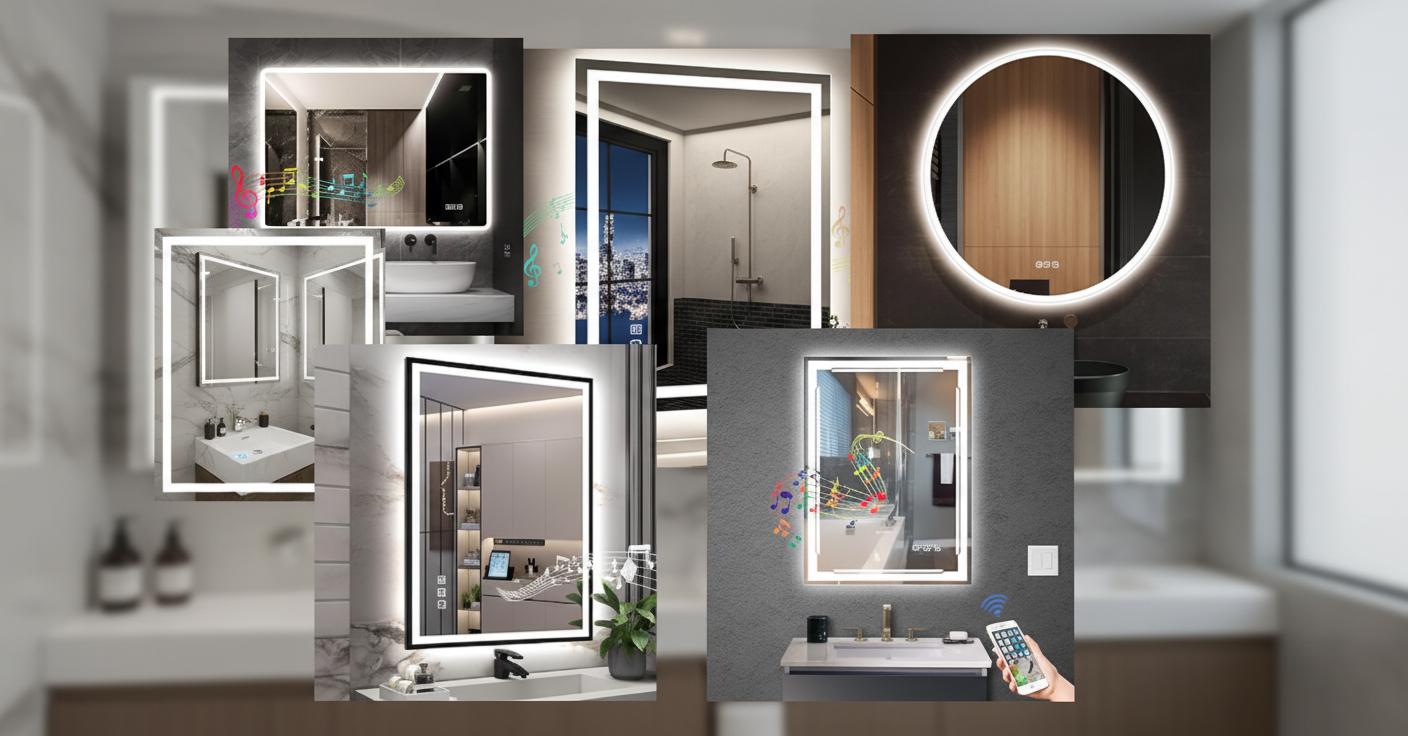 Best Bluetooth Bathroom Mirror - Adjustable Lighting, Bluetooth Audio, and Enhanced Ambiance