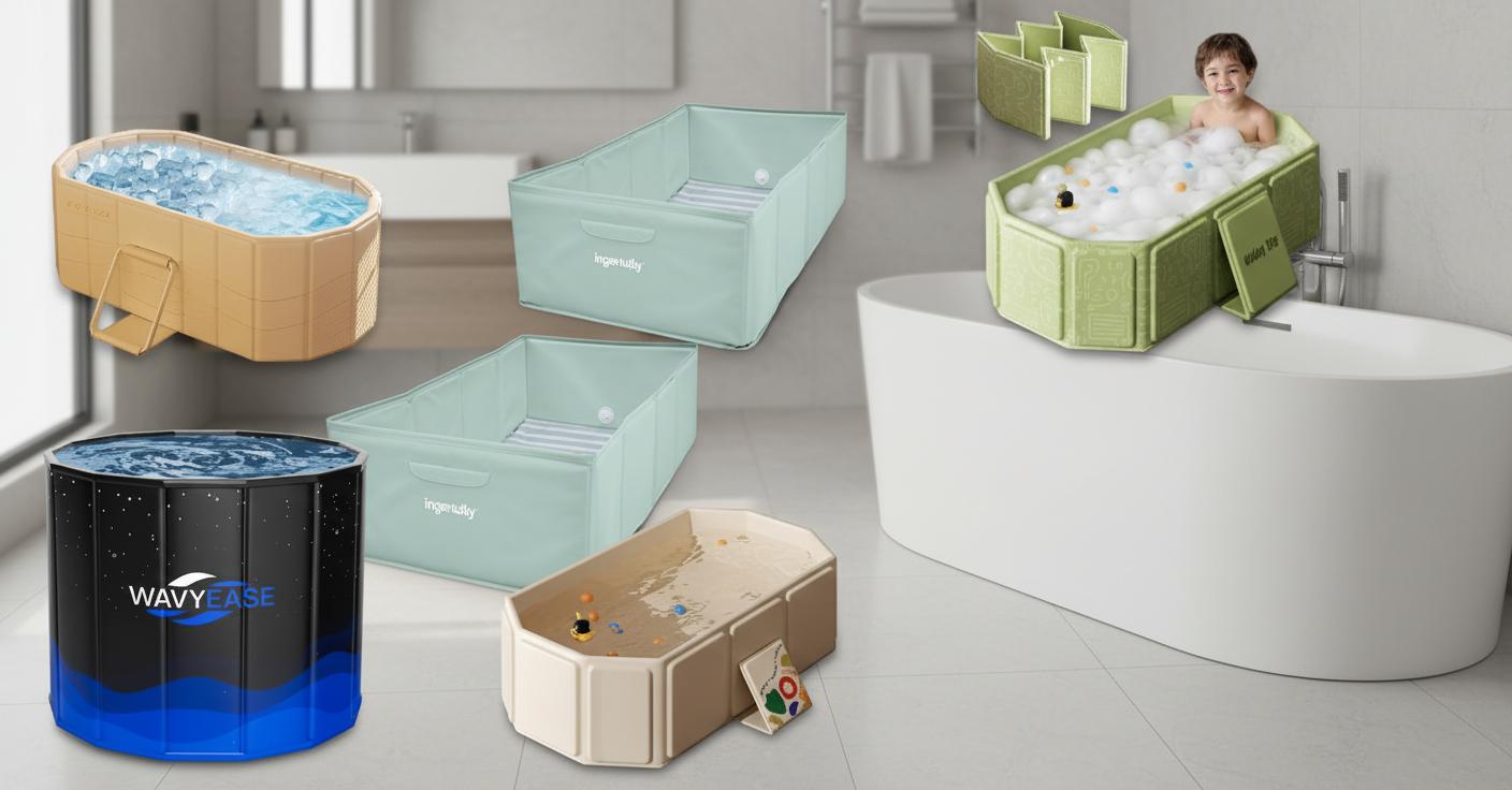 Best Compact Folding Bathtub - Portable Design, Durable Materials, Easy Setup for Hot and Cold Plunge Therapy