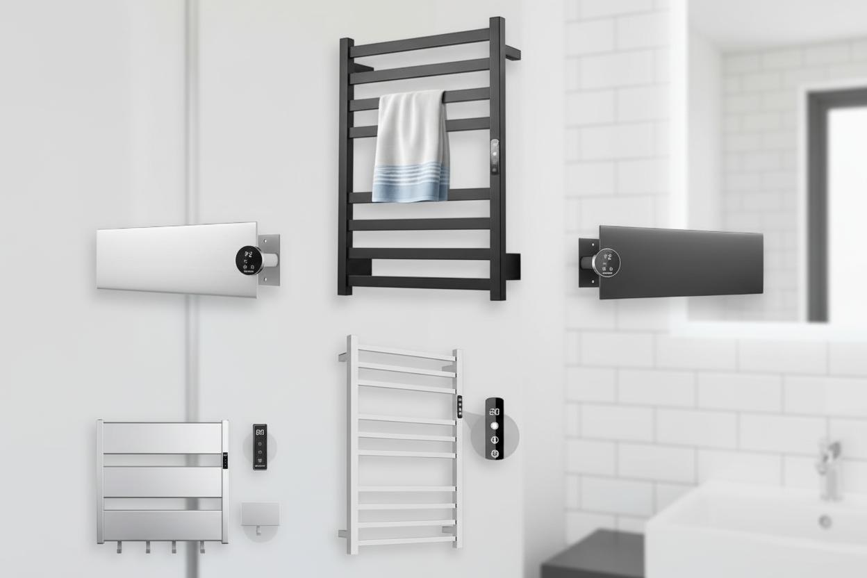 Best Compact Wall-Mounted Towel Warmer - Quick Heating, Energy-Saving Timer, Space-Saving Design