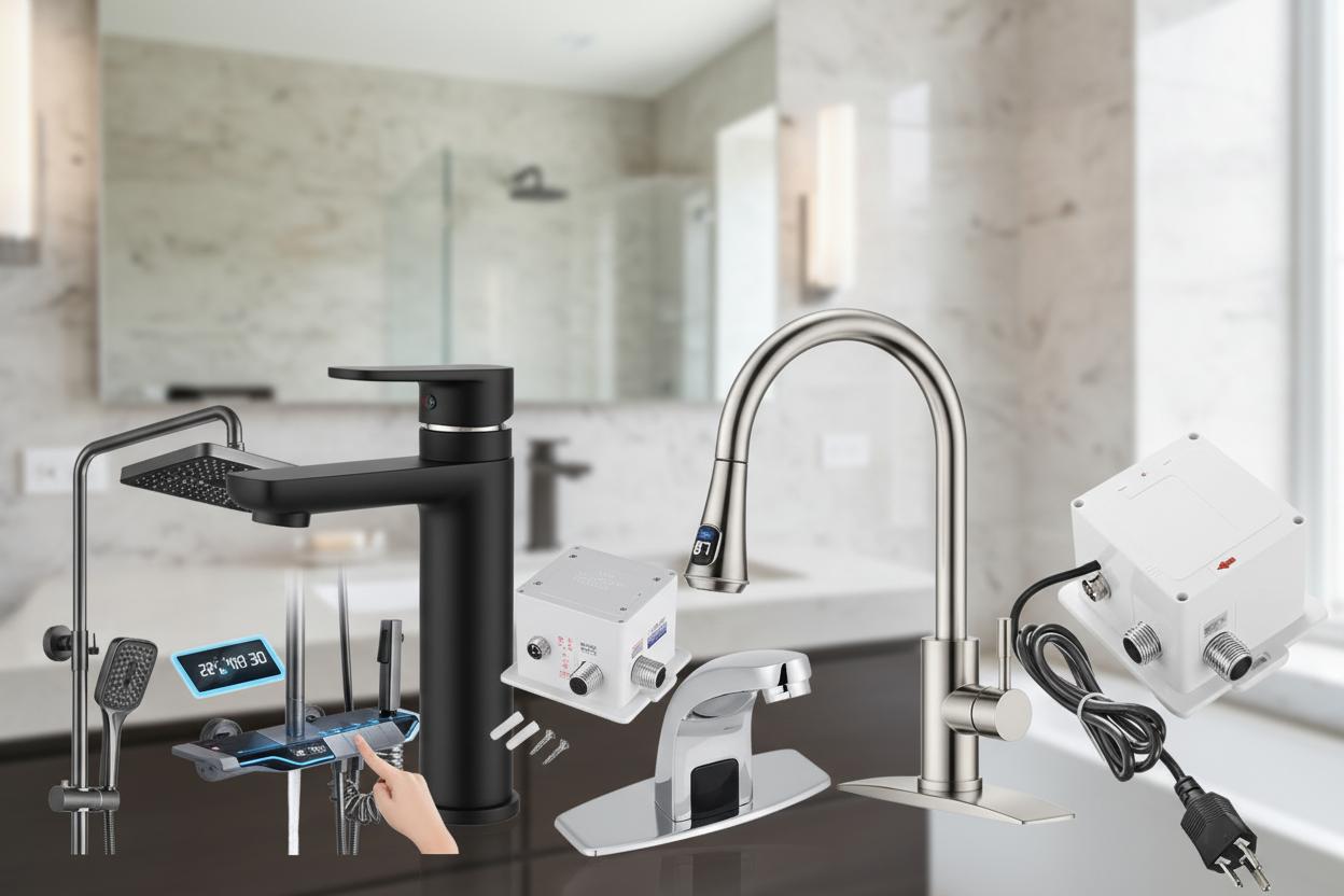 Best Digital Faucet Temperature Display - Precise Temperature Control, Battery-Free Operation, Easy Installation