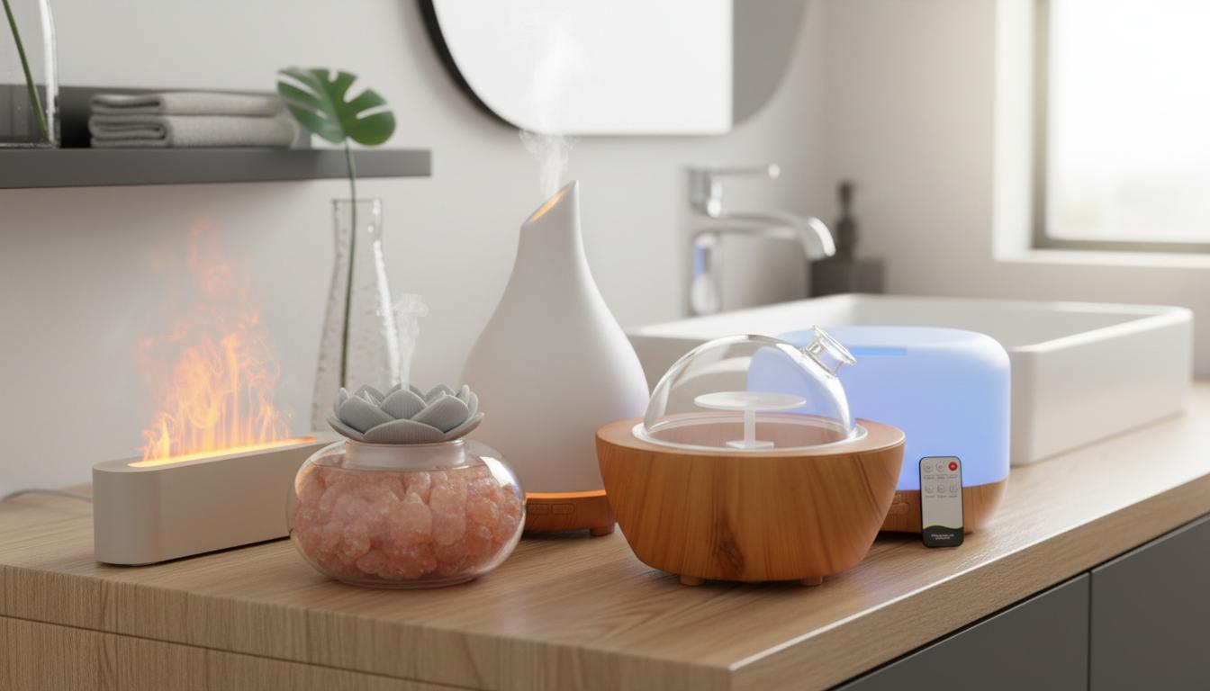 Best Essential Oil Diffuser Night Light - Cozy Atmosphere, Soothing Aromatherapy, Colorful Mood Lighting