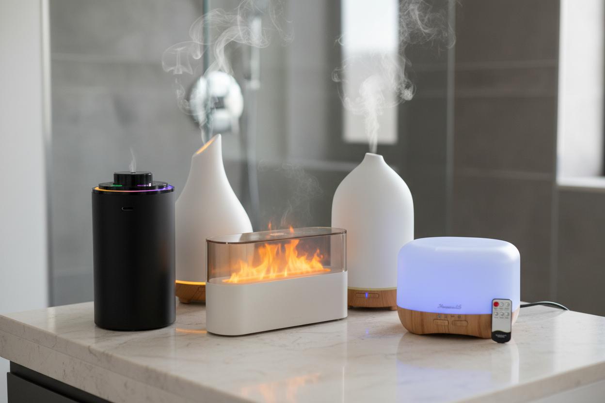 Best Essential Oil Diffuser Nightlight - Calming Atmosphere, Handcrafted Ceramic Design, Soothing Illumination