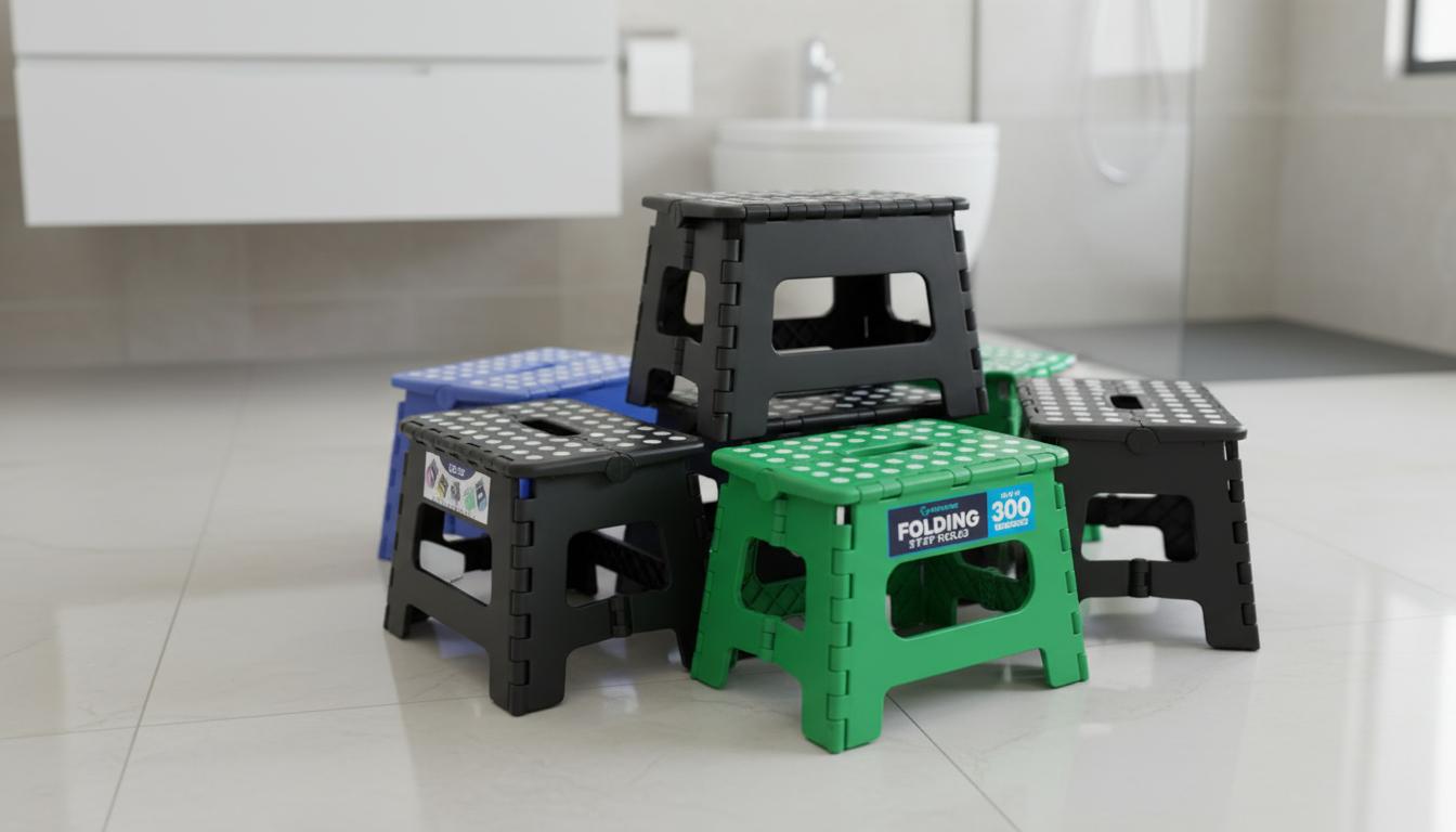 Best Foldable Step Stool - Sturdy Design, Portable and Easy to Store, Versatile Seating Solution