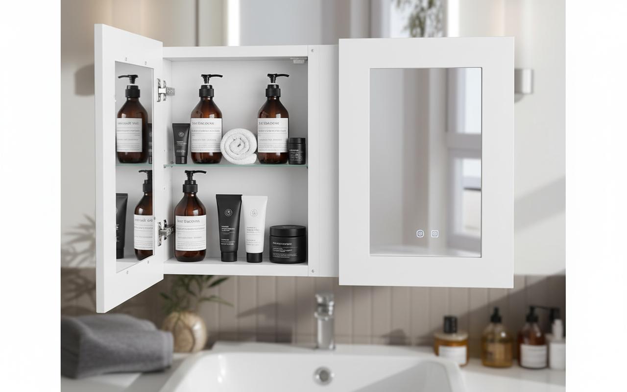 Best Hidden Storage Medicine Cabinet - Discreet Design, Organized Space, Easy Accessibility
