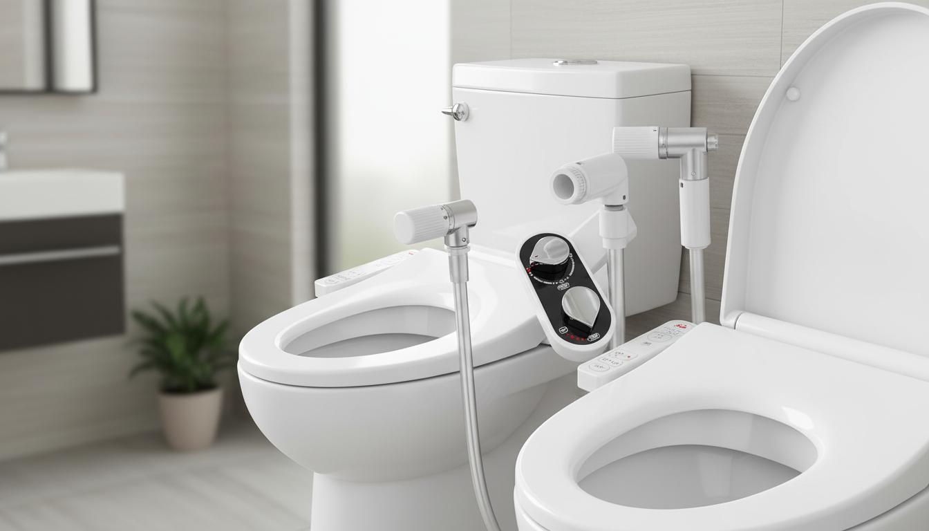 Best Japanese Bidet Attachment - Hygienic Cleansing, Adjustable Water Pressure, Refreshing Comfort