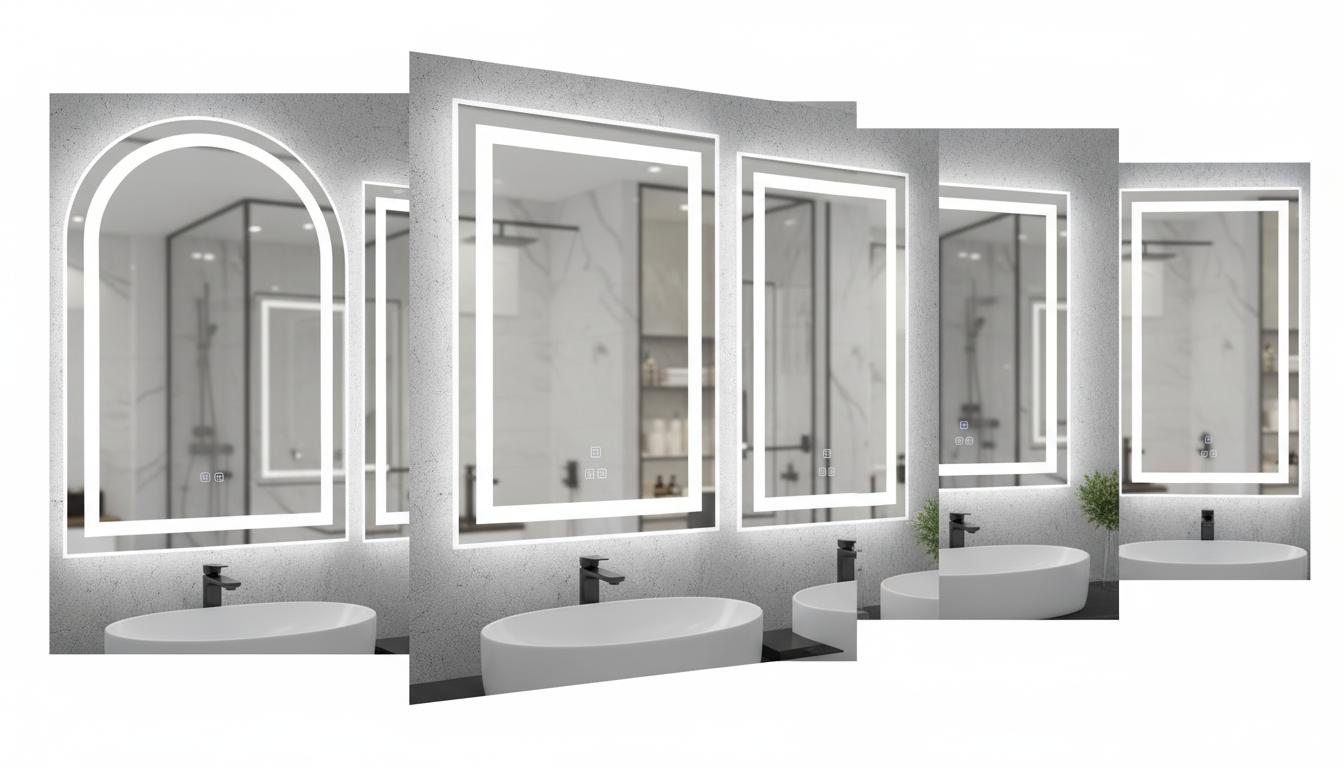 Best LED Backlit Anti-Fog Bathroom Mirror - Fog-Free, Customizable Lighting, Sleek Design