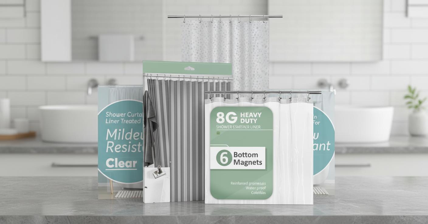 Best Magnetic Shower Curtain - Durable, Waterproof, and Family-Friendly