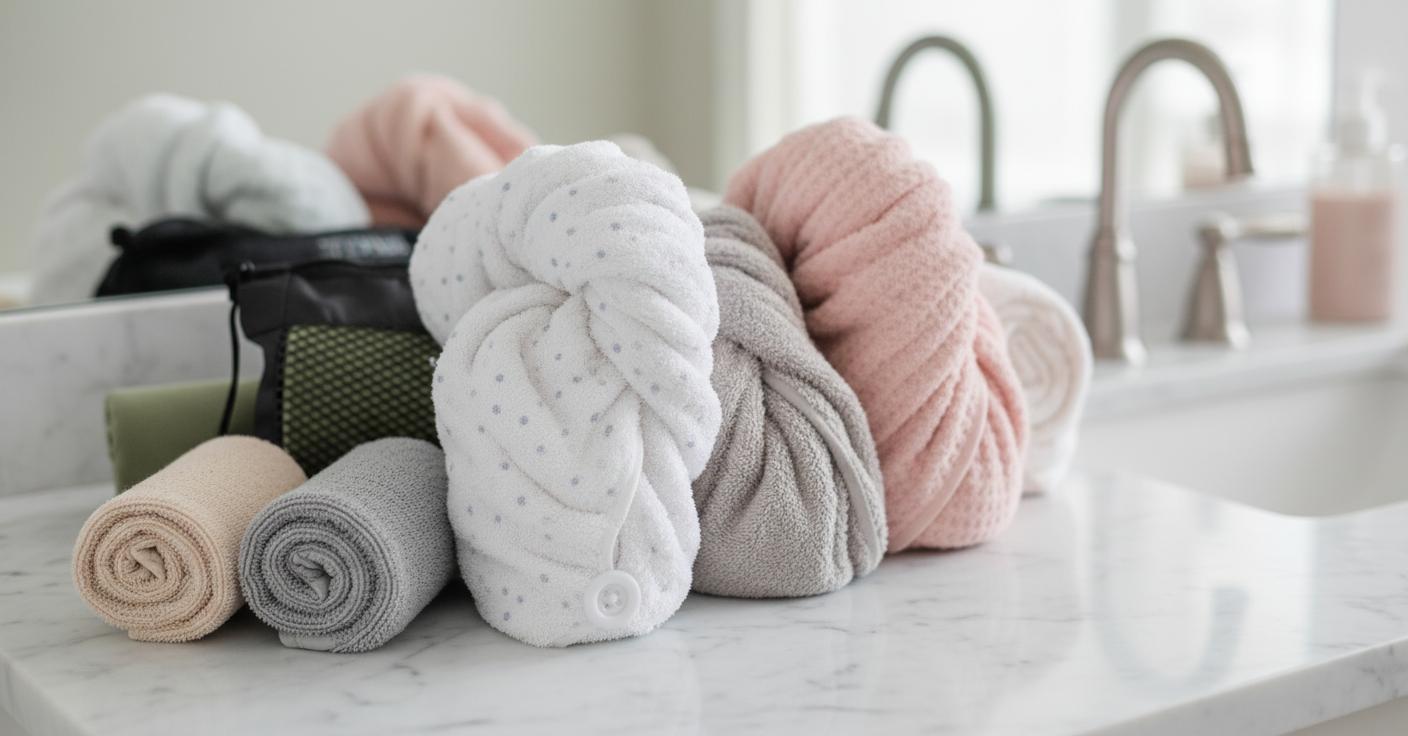 Best Microfiber Hair Towel Wrap - Quick-Drying, Frizz-Free, Super Absorbent